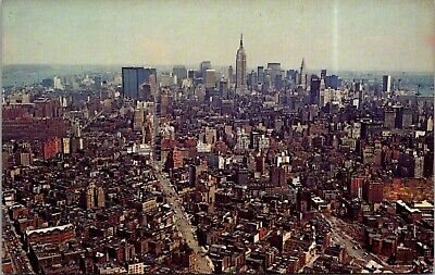 New York City Postcard Greenwich Village Street Artists View 1960's SG