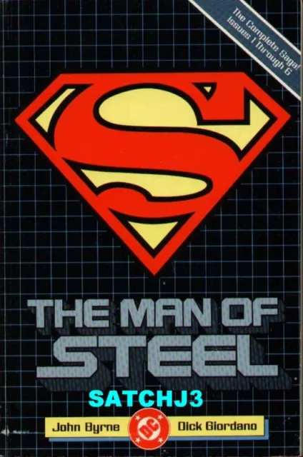 Superman The Man Of Steel Rare Limited Edition Tpb John Byrne Art Contest Ltd Ed