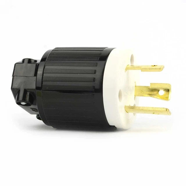 YGA017 Twist Lock Electrical Plug 3 Wire 30 Amps 250V NEMA L6-30P