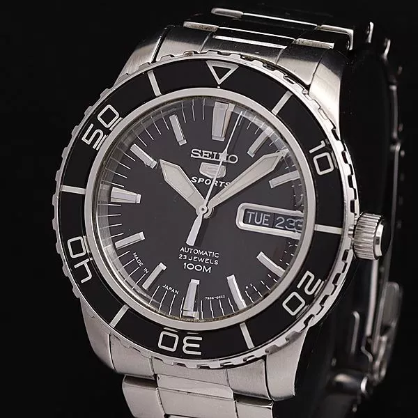 SEIKO 5 Sports SNZH55 7S36-04N0 Automatic Watch Fathoms From JPN