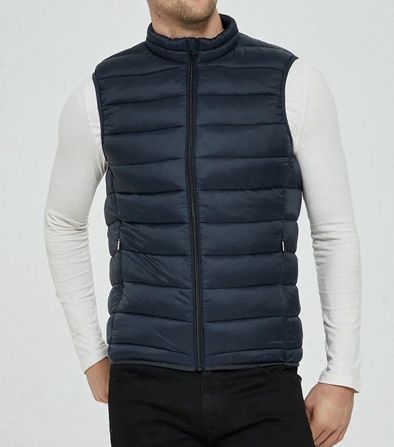 Giubbotto uomo piumino invernale giubotto smanicato gilet slim fit da 3XL XXXL 2