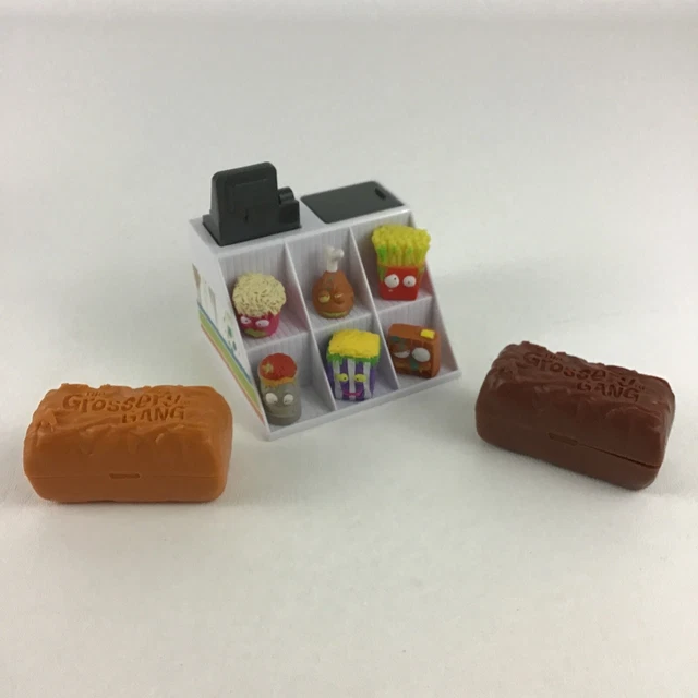 Grossery Gang Yucky Mart Check Out Counter Display Figures Candy Case Moose Toys