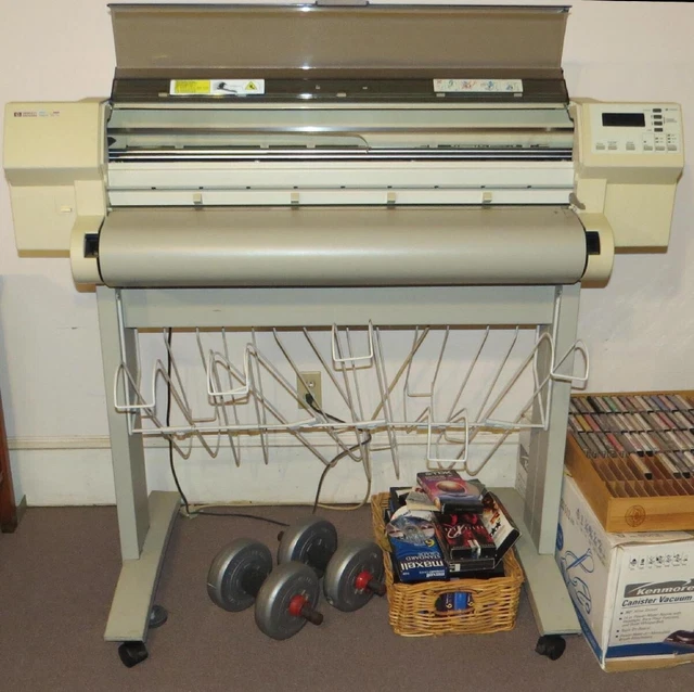HP750C 36" ROLL FEED COLOR INKJET PLOTTER (needs driver)