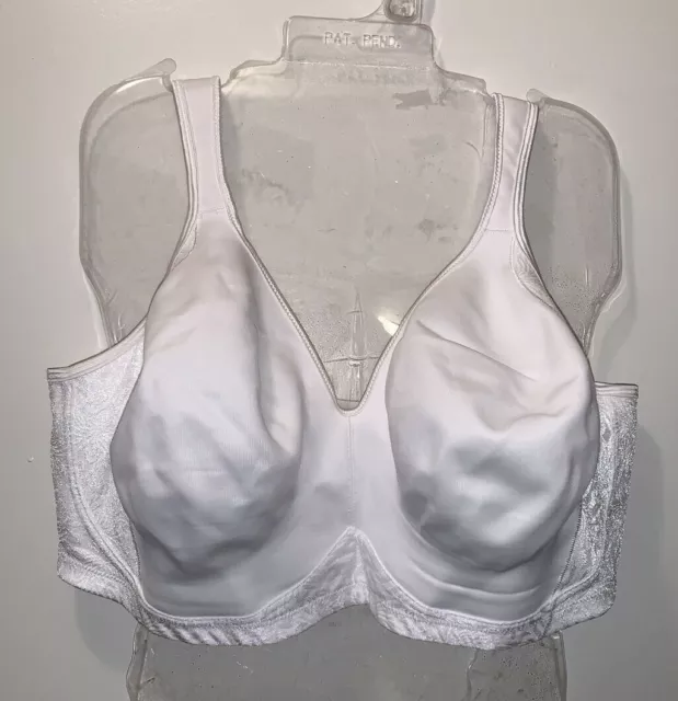 Playtex White Wireless  Bra, Women's Size 46DD, Excellent Shape