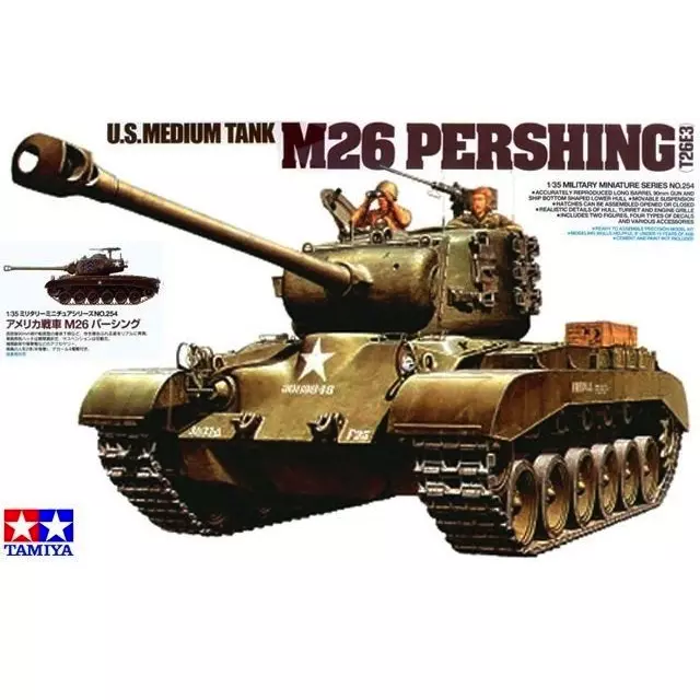 Tamiya 35254 U.S. Medium Tank M26 Pershing (T26E3) 1/35
