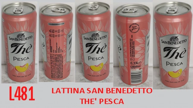 Lattina San Benedetto The' Alla Pesca Edizione Limitata Piena L481