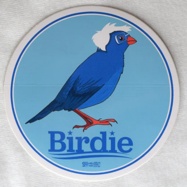 Birdie Bernie Sanders Bird Sticker 3.5" Official Campaign 2016 Political Voting