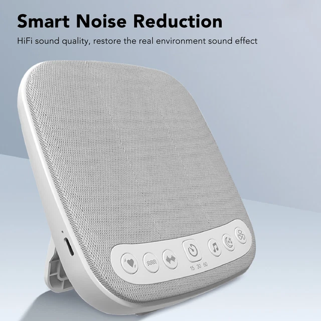 Baby Sleep Soother Knob Volume Control White Noise Machine For Fitness Exercise
