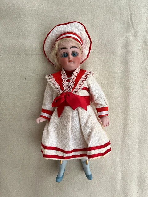 Poupée Ancienne Gebrüder Kühlenz – Mignonnette 21 Cm – Rare Et Jolie – Allemagne