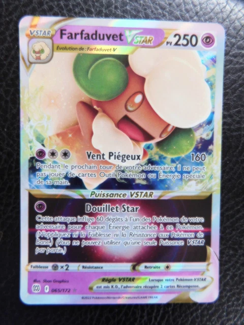 Carte Pokémon Farfaduvet Vstar 065/172 EB9 Stars Etincelantes Neuve FR