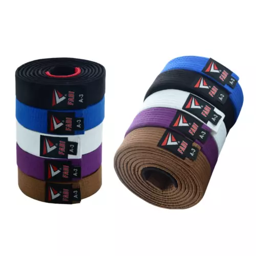 FADI Brazilian Jiu Jitsu MMA Adult BJJ GI Pro Belts Durable Multiple Colors