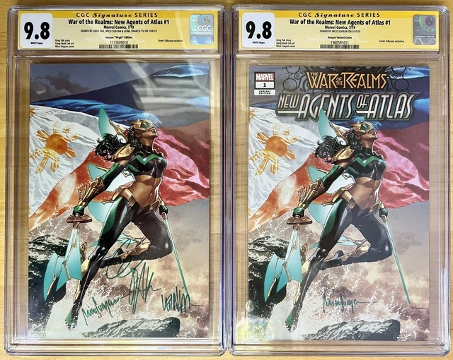 The War Of The Realms New Agents Of Atlas 9.8 CGC Signed