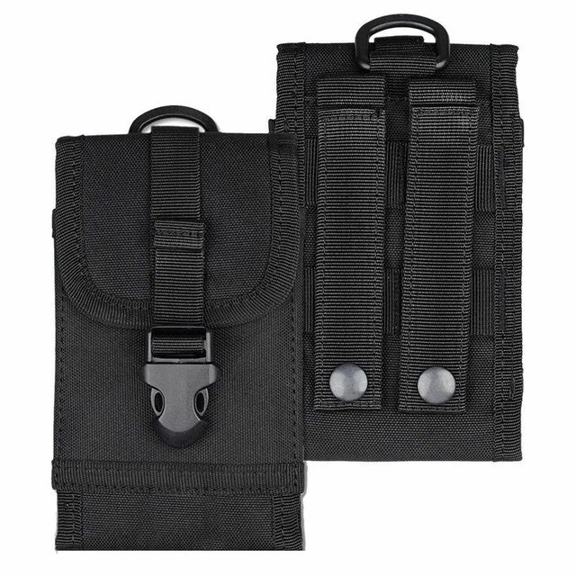 Outdoor Tactical Military Molle Cell Phone Pouch Case Belt Bag For 6" Smartphone