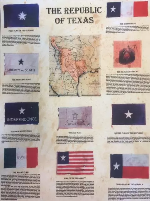 THE REPUBLIC OF Texas, Flags, Come Take It, Navy, Alamo, Old Map, New ...