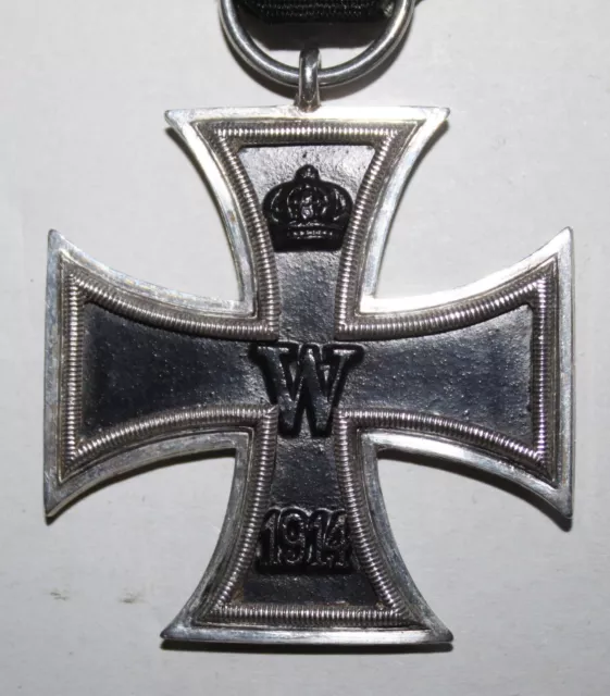 Original Prussian Ww1 Iron Cross 2Nd Class W/Original  Ribbon - Take A Look!