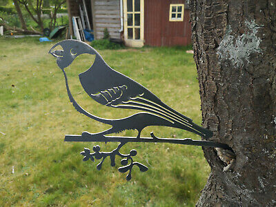UHU Chouette Uhu Chouette Baumstecker Patine,Décoration de Jardin en Métal,Rust 