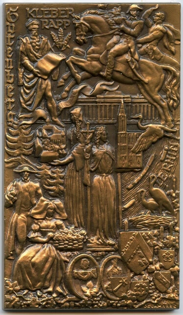 Médaille Plaque Bronze "Les Provinces De France - Savoie" Par R. Delamarre - XXème Siècle