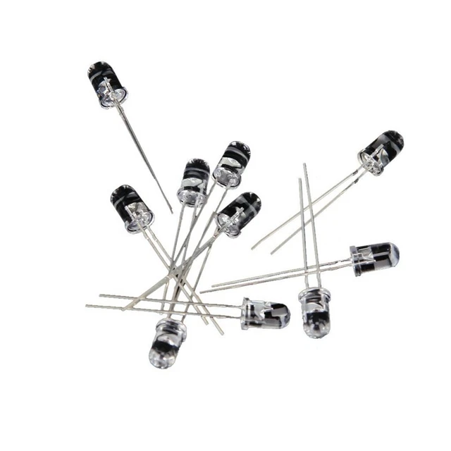 4X(10 Stueck 5mm Infrarot-IR-LED Licht Emitting Diode J3Y4)4)