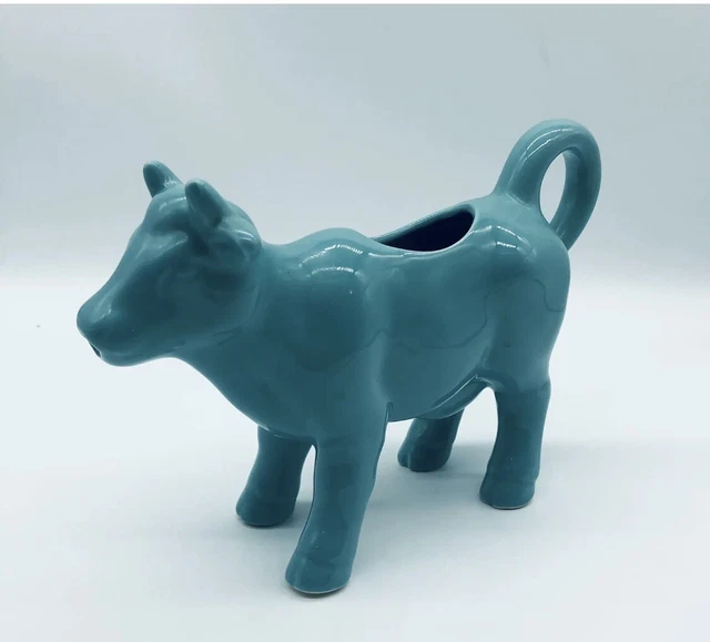 Food Network Turquoise Cow Creamer
