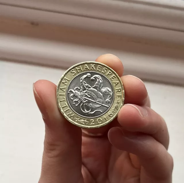 2016 William Shakespeare Jester £2 two pound coin rare 2