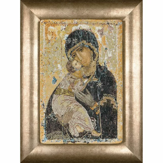 Cross-stitch kit Icon Our Lady Of Vladimir 531A thea gouverneur