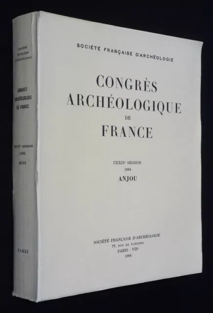 Congrès archéologique de France : Anjou