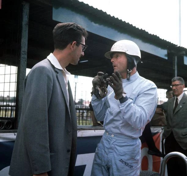 BRITISH GRAND PRIX at Aintree Phil Hill 1962 OLD PHOTO 8.04 PicClick CA