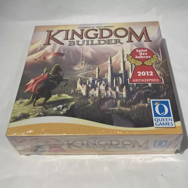 NEW Sealed BOX Kingdom Builder Strategy Board Game by Queen Games