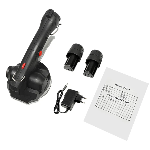 Vibratore Litio 100kg Portata Vibratore Per Piastrelle A Batteria 12V - 12.000 Giri/min, 6 Marce, Portata 100 Kg Vibratore 12v