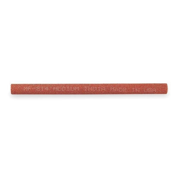 NORTON ABRASIVES Sharpening File, Rd, A/O, Orange/Brn, Fine 61463686485