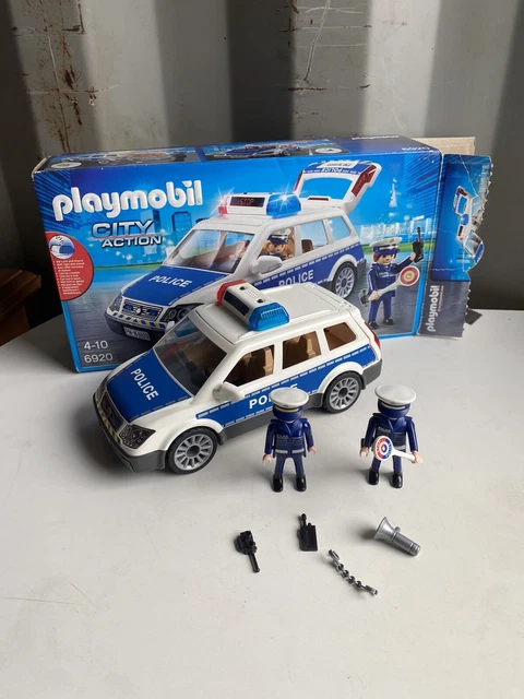 PLAYMOBIL 6920 CITY Action Police Squad Car Lights Sound Vehicle In playmobil-6920-city-action-police-squad-car-lights-sound-vehicle-in