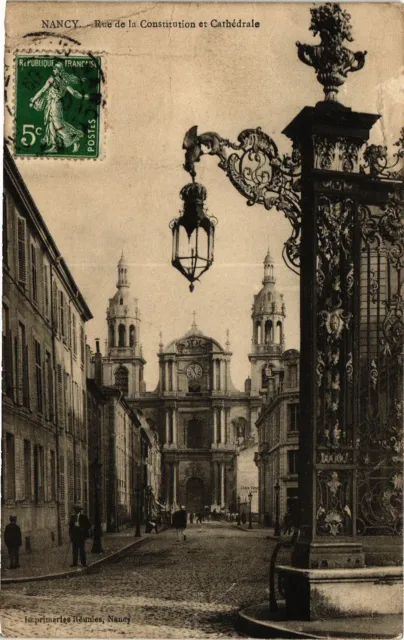 CPA Nancy-Rue de la Constitution et Cathédrale (188198)