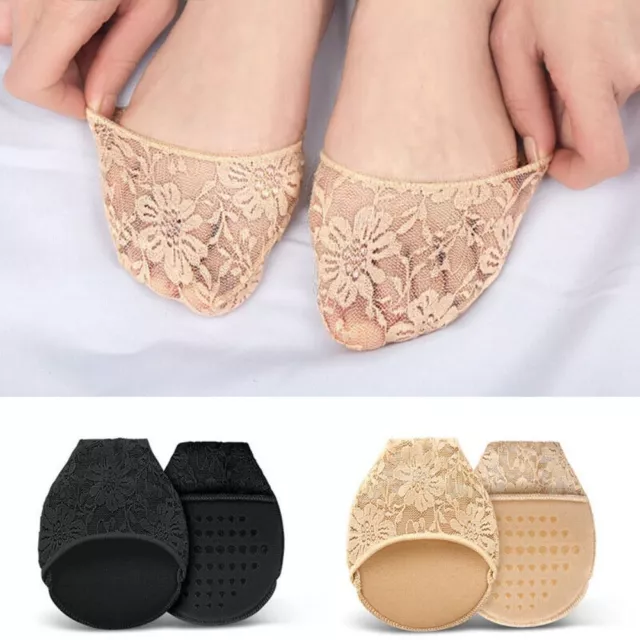 Pain Relief Lace Forefoot Pads Non-Slip Forefoot Socks