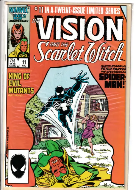1986 The Vision And The Scarlet Witch #11 "Marvel Comics" Comic Book
