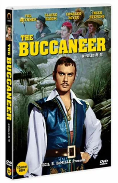 The Buccaneer 1958 Dvd - Brand New - Region 2 - Yul Brynner   (Uk Seller)