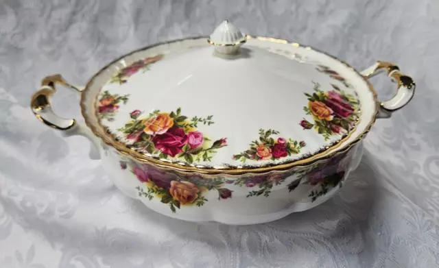 Royal Albert OLD COUNTRY ROSES  LIDDED TUREEN, VEGETABLE, RICE, SERVING DISH, #1