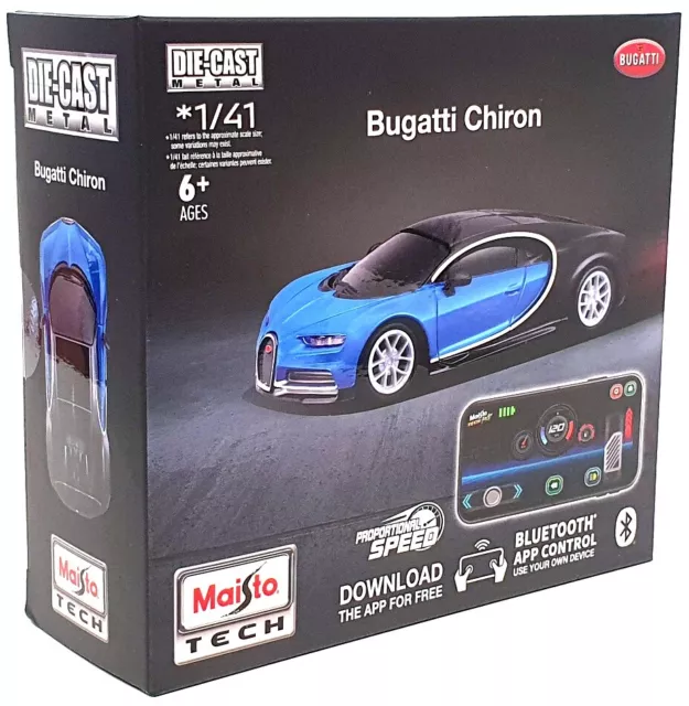 MAISTO 1:18 Diecast Model Car Special Edition Bugatti Divo 🟦 Metallic Blue  🟦