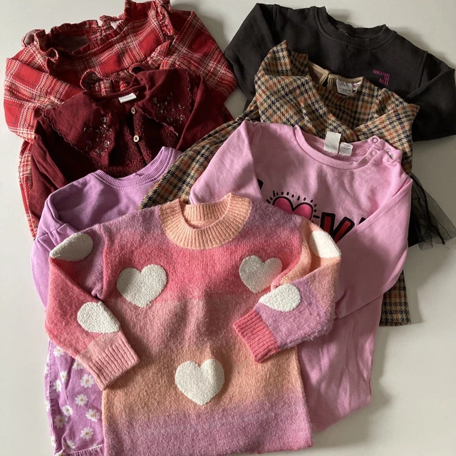 Bundle Of Baby Girls Dresses. Size 12-18 Months.