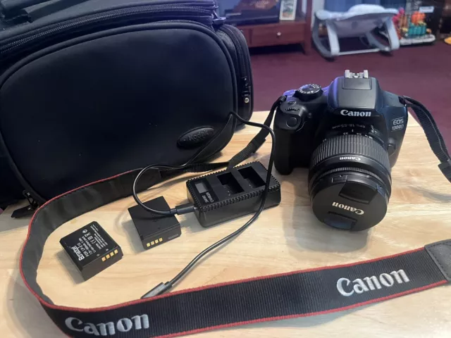 Canon EOS Rebel T6 / 1300D 18MP DSLR Camera with EF-S 18-55mm 3.5-5.6 III