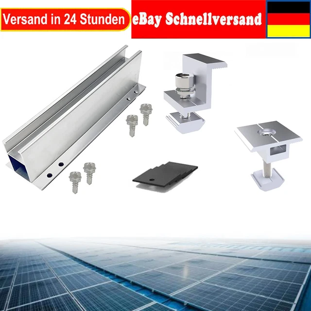 Pv Mouting Rails PV SOLAR MODULE mounting rail mounting rail trapezoidal plate roof ...