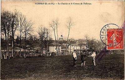CPA yerres-la prairie and the Coteau de pellevue (384926)