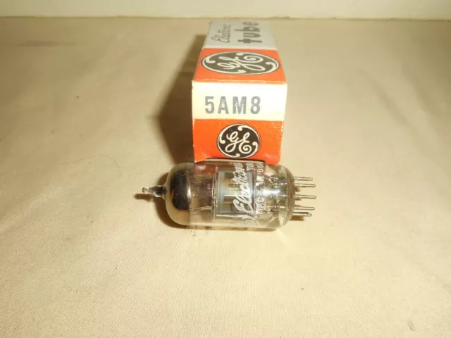 GE 5AM8 Vacuum Tube Nos Nib Made in USA TESTED