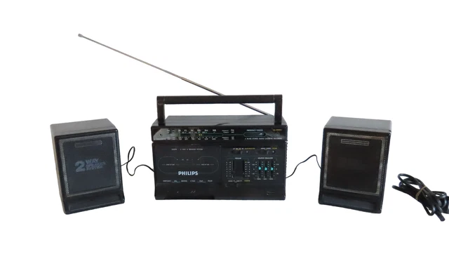 Radio de voyage Philips vintage en boite - Photo, audio & vidéo