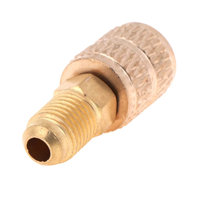 5/16" SAE Female to 1/4" Male for R410a R22 Gauge Hose Vacuum Pump Adaptor`