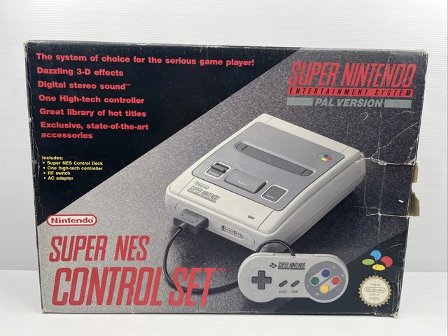 Genuine, Official Super Nintendo Console (SNES) **BOX ONLY** + Foam [PAL]