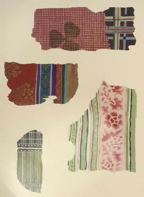 HISTORICAL KIMONO / FABRIC DESIGNS XXVI Original Meiji Japanese Woodblock Print