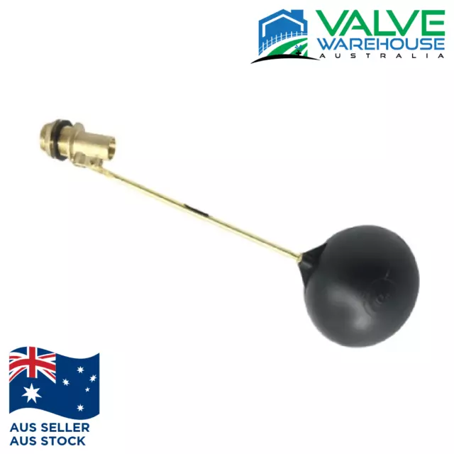 Brass Float Valve BSP - Free 6" Ball Float! 1/2" (15mm), 3/4" (20mm) & 1" (25mm)