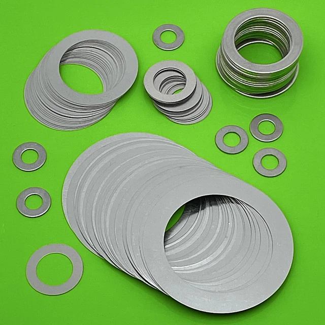 Ausgleichscheiben Satz 60x110mm Stärke 1, 2 U. 3mm - Foto 10