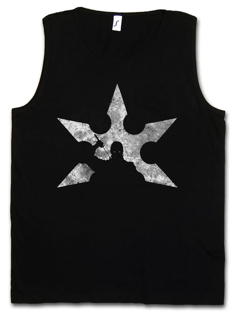 NINJA I TANK TOP VEST Samurai Warrior Way of Sepuku Banzai Japan Japanese