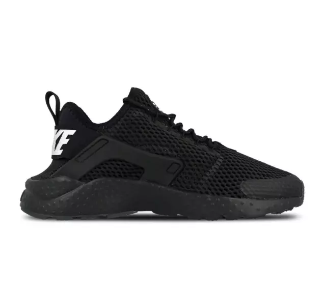 WOMENS NIKE AIR HUARACHE RUN ULTRA BR Black Trainers 833292 001 UK